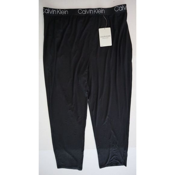 Calvin Klein NM1662001 Men's Sz L Black Ultra-Soft Modal Lounge Pants - Picture 1 of 5